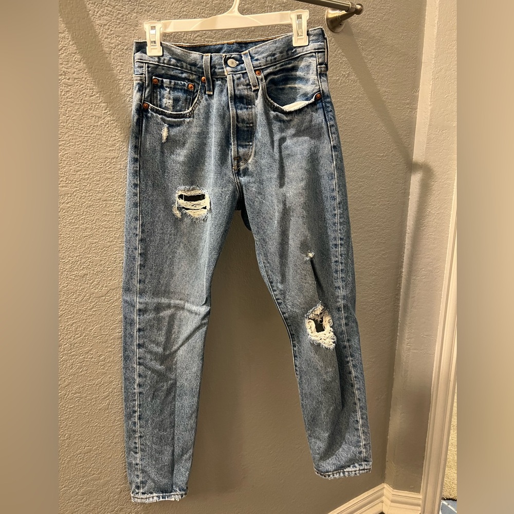 Levi 501 skinny jeans size 26